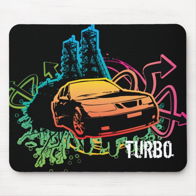 9-5-aero_cutout mousepad, turbo mouse pad (Front)