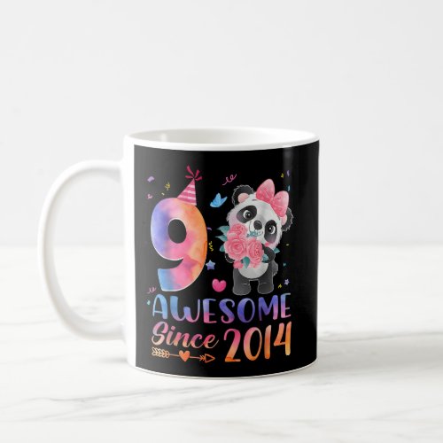 9 9Th Panda Awesome Since 2014 Coffee Mug