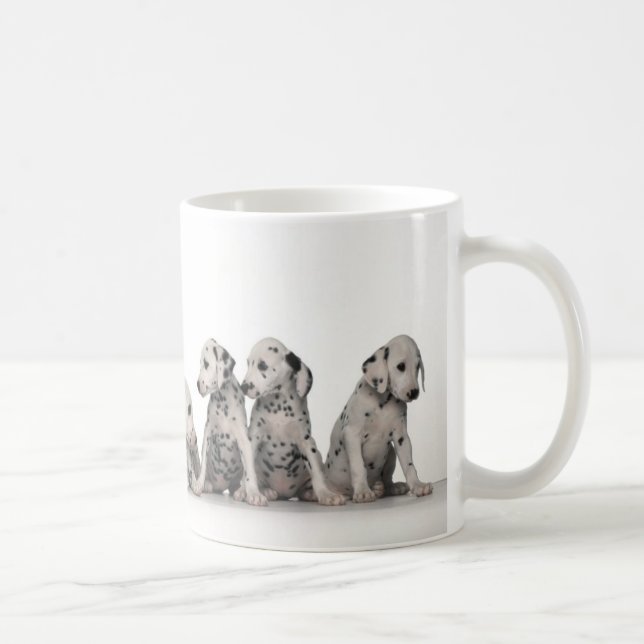 9 Adorable Dalmatian Puppies Coffee Mug (Right)
