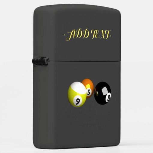 9 Ball 3D Pool Balls Zippo Lighter Zazzle