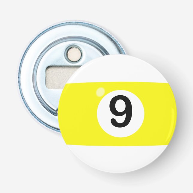 9 Ball Bottle Opener (Front)