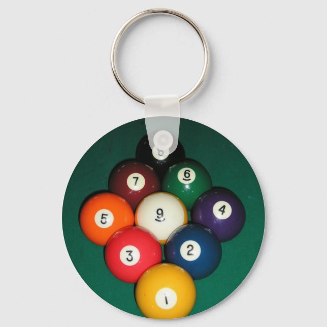 9 Ball Keychain (Front)