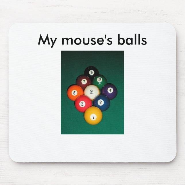 9 Ball Mouse Pad (Front)