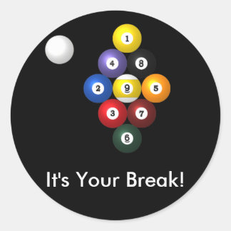 9-ball rack stickers