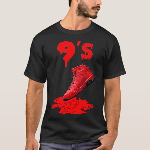 9 Chile Red Sneaker Match Tees Shoes Drip Sneaker 