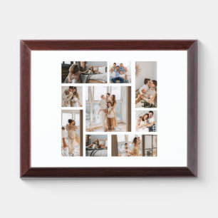 9 Custom Photo Collage Award Plaque