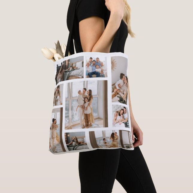 9 Custom Photo Collage Bags (Close Up)