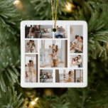 9 Custom Photo Collage Christmas Ornaments<br><div class="desc">Looking for a unique and personalized way to celebrate the holiday season with your family and besties? Look no further than our 9 Custom Photo Collage Christmas Ornaments! Our ornaments feature a customizable collage of your favorite photos, making them the perfect addition to any Christmas celebration. Whether you're looking for...</div>