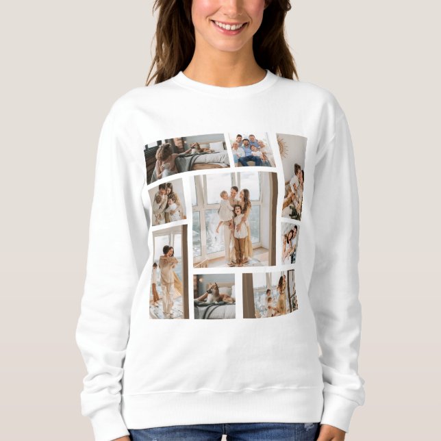 9 Custom Photo Collage Hoodies & Sweatshirts (Front)