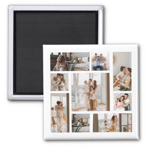 9 Custom Photo Collage Template Magnets