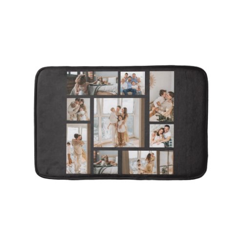 9 Custom Photo Collage Template Personalize Bath Mat