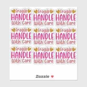 9 Cute Fragile Handle With Care Small Business Sticker