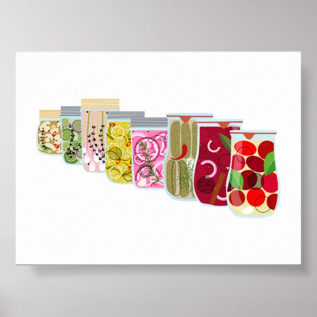 #9 Food Canning Jars  Poster (Front)