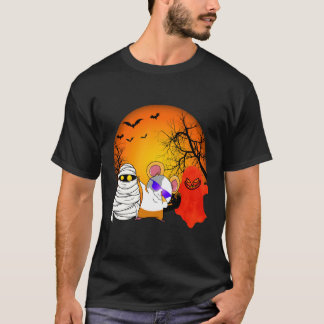 9 Guinea Pig Halloween Pumpkin 526 T-Shirt