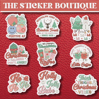 9 In One Festive Christmas Pack – Holiday Cheer Sticker