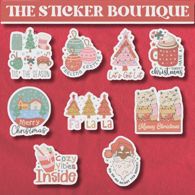 9 In One Whimsical Holiday  Pack – Festive Cheer Sticker (Creator Uploaded)