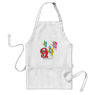 9 Ladies Dancing Adult Apron