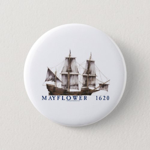9 mayflower ship button