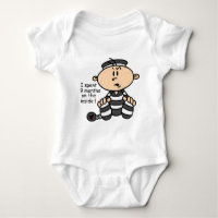 9 Months On The Inside Baby Prisoner Baby Bodysuit