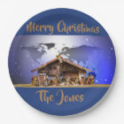 9" Nativity Paper Plates