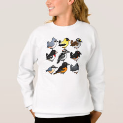 9 Northeast USA Backyard Birds Girls' Hanes ComfortBlend® Sweatshirt