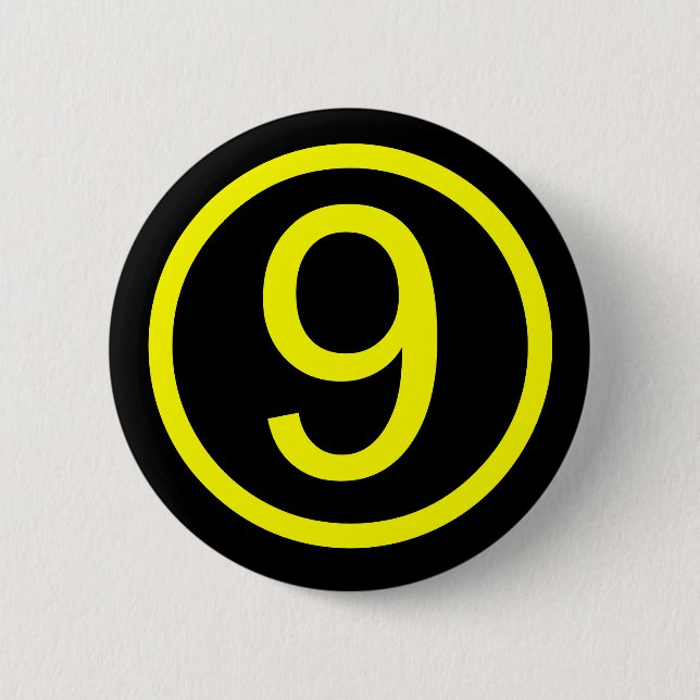 9 - number nine button (Front)