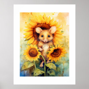 9 of 17 Sunflower Garden Miceville Poster