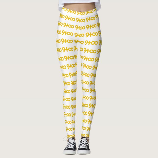 9+∞, one single mind. leggings (Front)