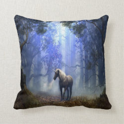 #9-Palamino coloured unicorn Throw Pillow