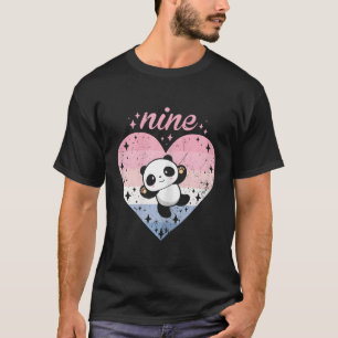 9 Panda 9Th B-Day T-Shirt