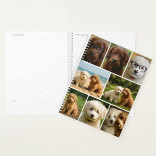 9 Photo Collage And Text Personalized Planner