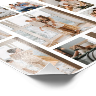 9 Photo Collage Template Personalize Print