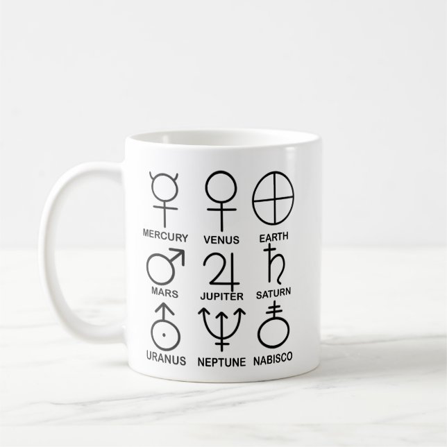 9 Planets Mug (Left)