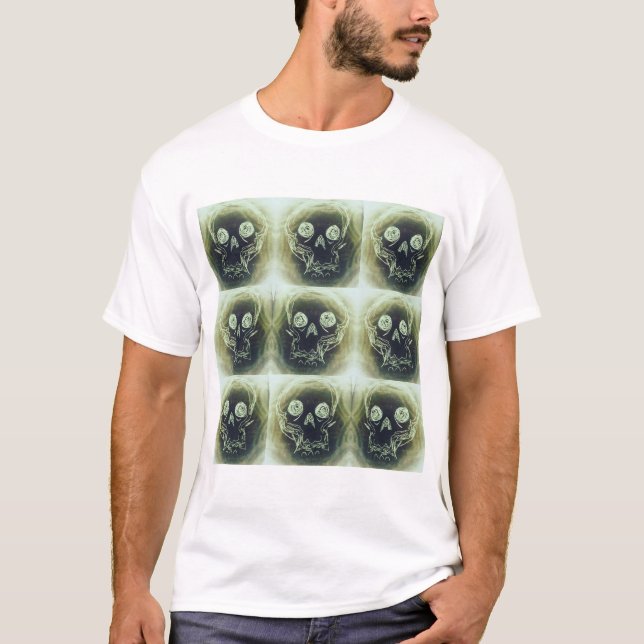 9 skulls T-Shirt (Front)