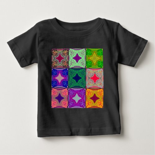 9 star Hakuna matata pattern Baby T_Shirt
