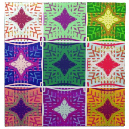 9 star Hakuna matata pattern Cloth Napkin