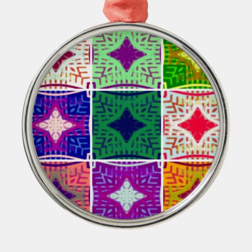 9 star Hakuna matata pattern Metal Ornament