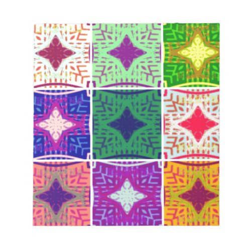 9 star Hakuna matata pattern Notepad