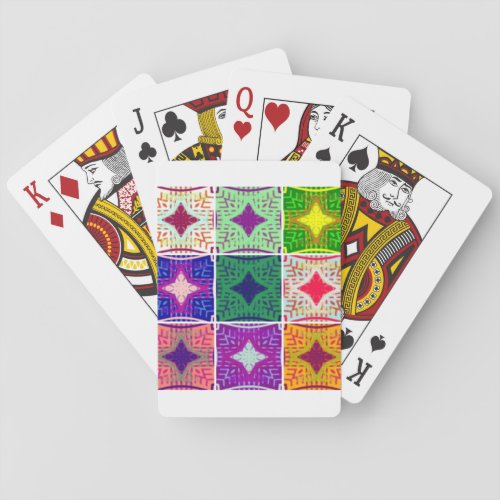 9 star Hakuna matata pattern Playing Cards