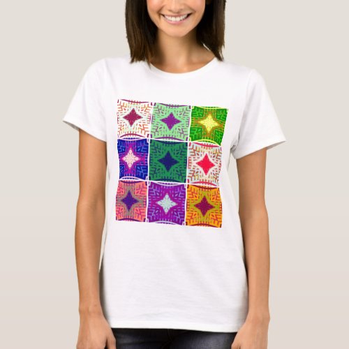 9 star Hakuna matata pattern T_Shirt