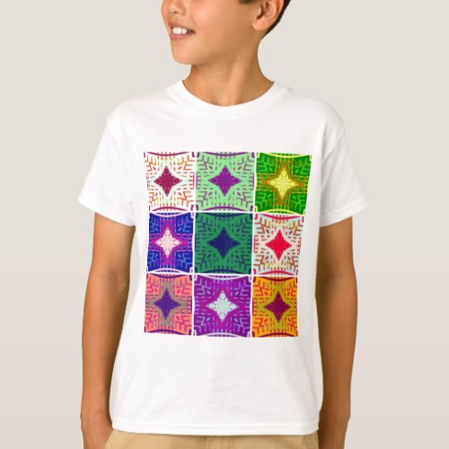 9 star Hakuna matata pattern T_Shirt