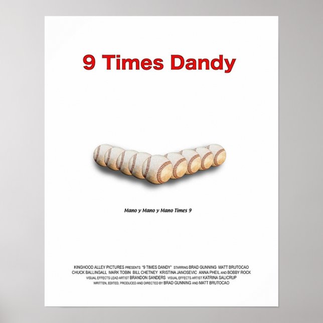 9 Times Dandy Poster (Front)