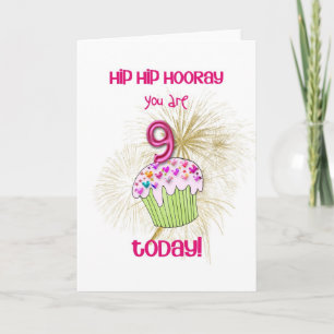9 today cupcake card