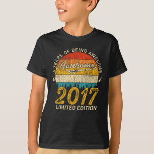 9 Year Old Bday Retro Awesome 9th Birthday Gift T-Shirt
