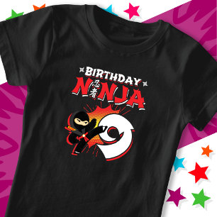 9 Year Old Comic Book Style Ninja 9th Birthday T-Shirt