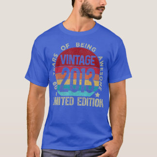 9 Year Old Gifts Vintage 2013 Limited Edition 9th T-Shirt