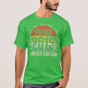 9 Year Old Gifts Vintage 2013 Limited Edition 9th T-Shirt