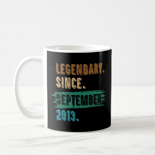 9 Year Old  Legend Since September 2013 9th Birthd Coffee Mug
