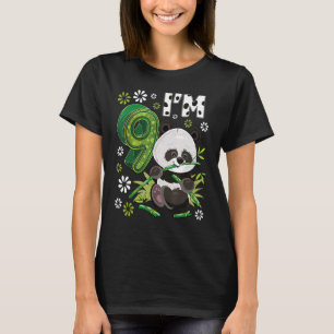 9 Year Old Panda 9th Birthday Party Animal Panda T-Shirt