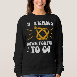 9 years down forever to go 9th wedding anniversary sweatshirt